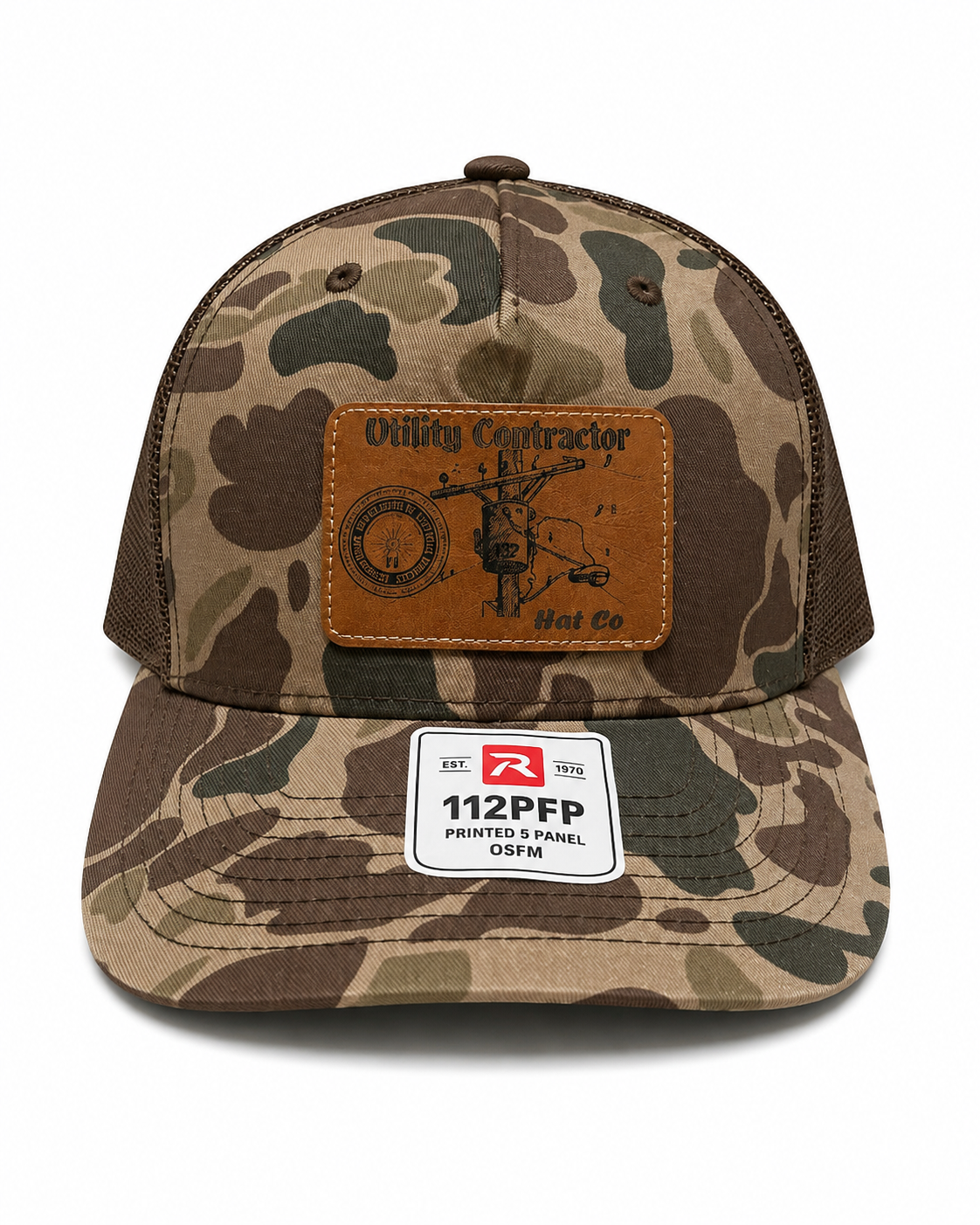 Utility Contractor Hat Co Camo